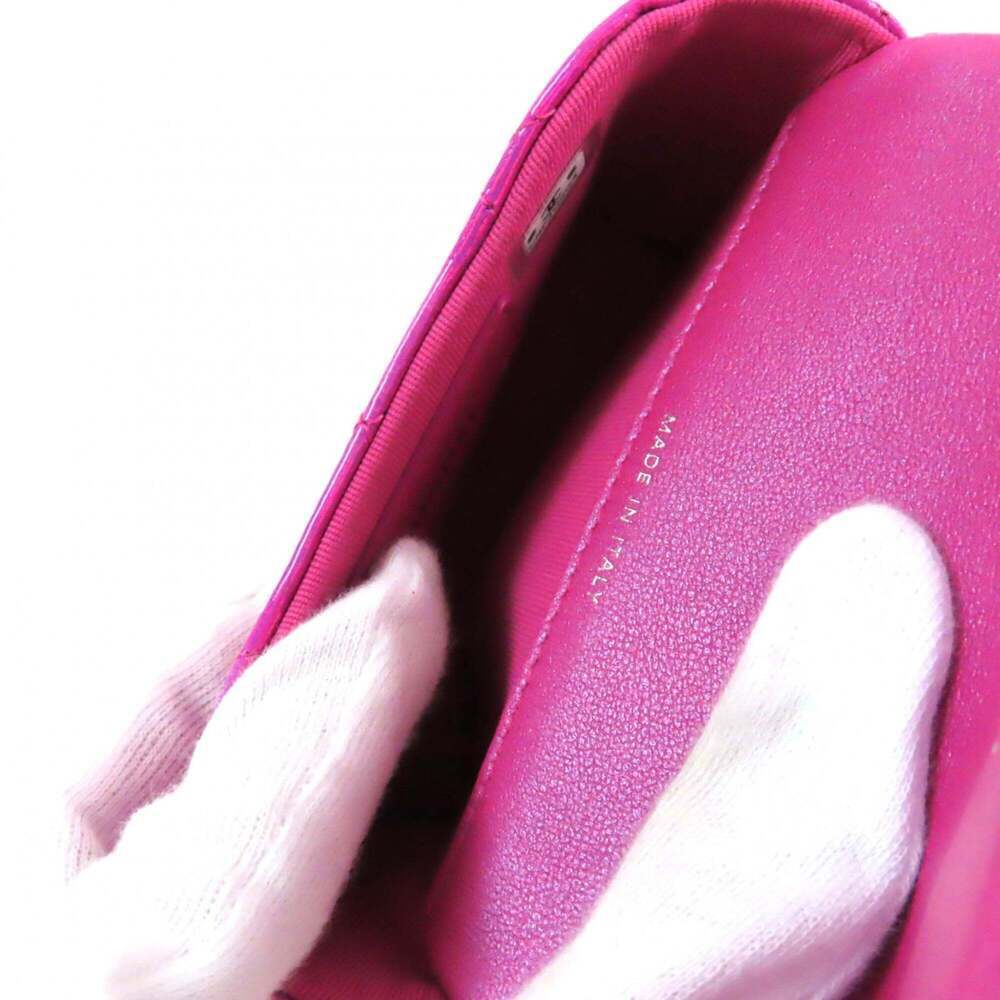CHANEL Pink Logo Pouch - Picture 6 of 15